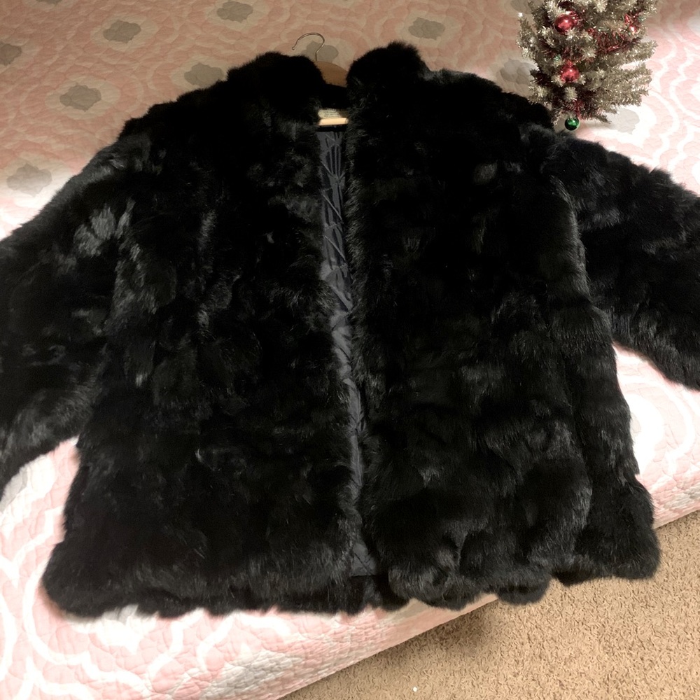 Vintage Somerset Furs 💯 Rabbit Fur Coat - Size M
